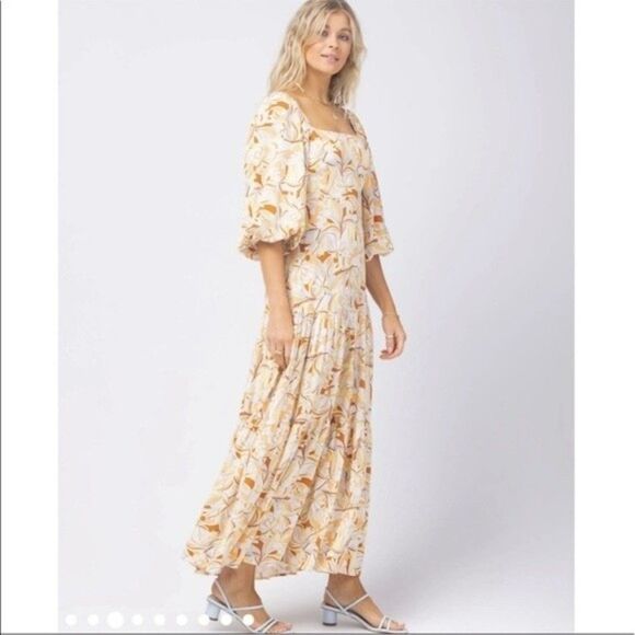 L*Space Womens Size XS Printed Bahia Dress - Picture 3 of 11